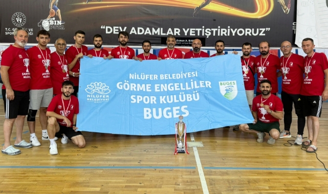 Nilüfer BUGES namağlup şampiyon