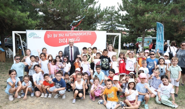 Nilüfer'deki çocuklar 'Biz Bu Yaz Kütüphanedeyiz' etkinliğinde buluştu