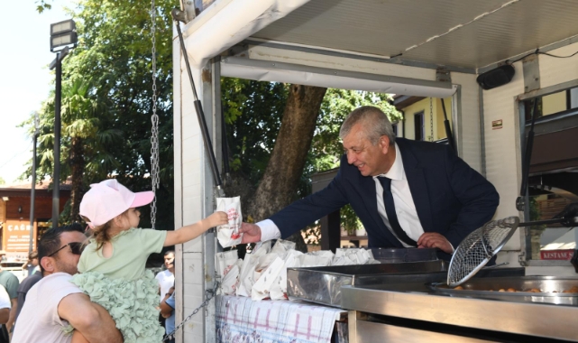 Osmangazi’de 15 Temmuz şehitleri için lokma ikramı