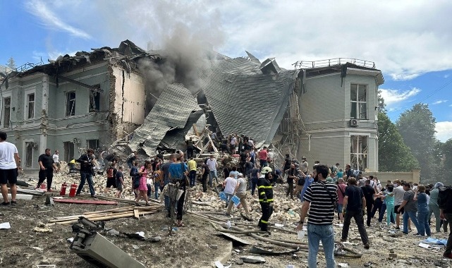 Rusya Kiev'e bomba yağdırdı!