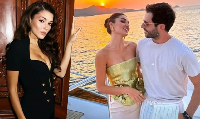 Sabancı'dan Hande Erçel ile tatil pozu!