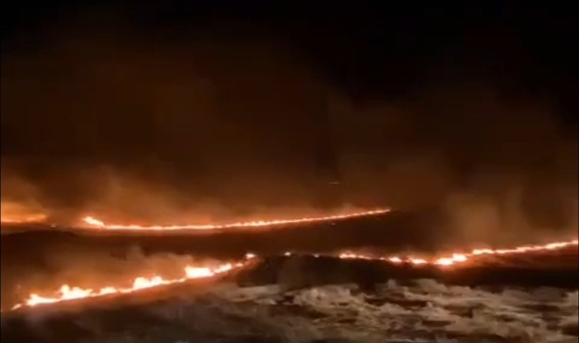 Siirt'te korkutan yangın!