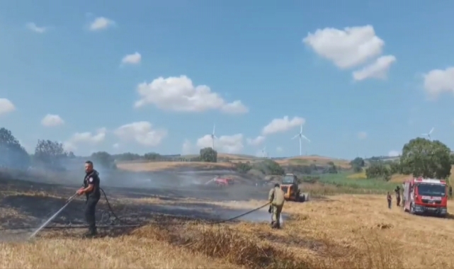 Silivri'deki yangın söndürüldü!