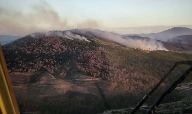 Soma'daki yangın kısmen kontrol altında