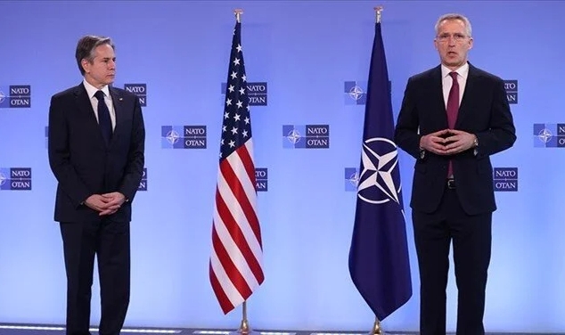 Stoltenberg ile Blinken Ukrayna'nın olası NATO üyeliğini görüştü