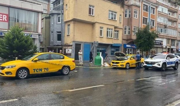 Taksiden inip rastgele ateş açtı