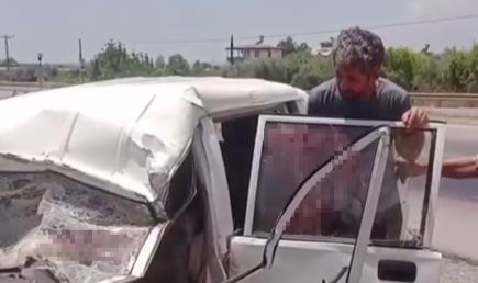 Tarsus'ta kaza: 5 yaralı