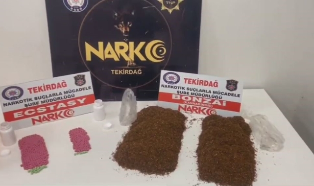 Tekirdağ'da uyuşturucu operasyonu!