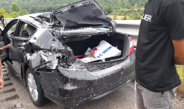 Tokat'ta zincirleme trafik kazası: 1'i ağır 2 yararlı