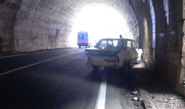 Tunceli’de tünelde kaza! 8 yaralı   
