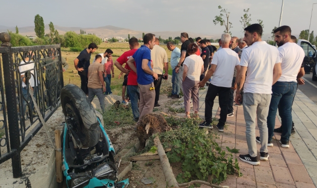 Van'da motosiklet kazası: 1 yaralı   