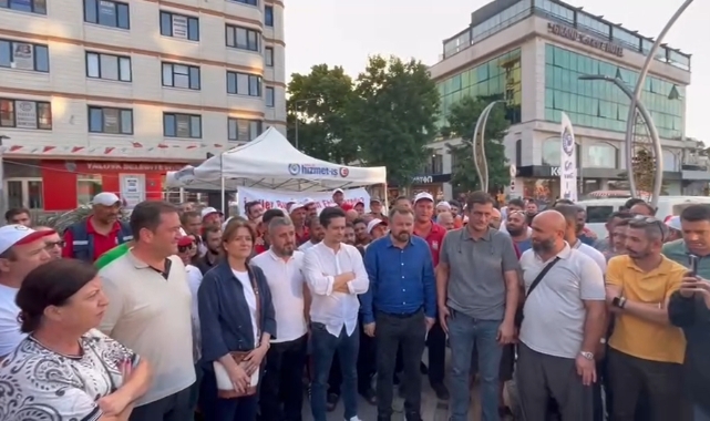 Yalova Belediyesi’nden çıkarılan 86 işçi, grev sonrası geri alındı