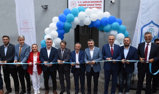 Yıldırım'da Karaağaç Medine Hasan Topal Aile Sağlığı Merkezi hizmete açıldı