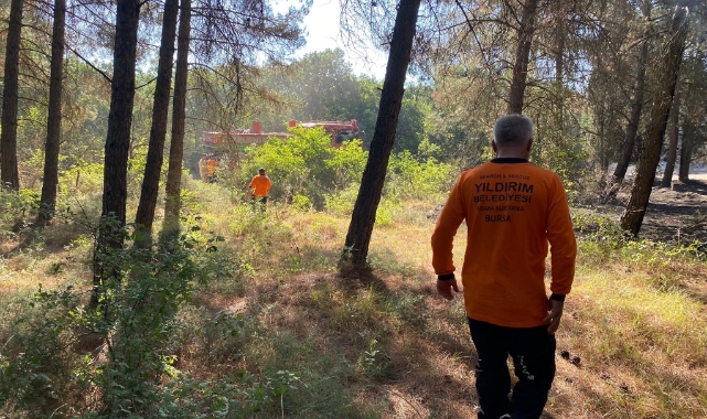 Yıldırım’dan yangın söndürme çalışmalarına tam destek!