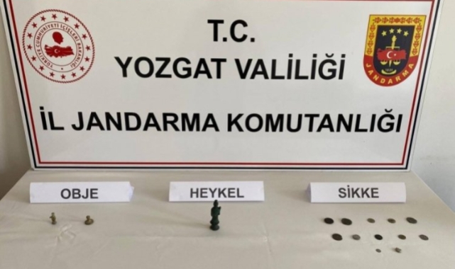 Yozgat'ta 15 tarihi eser ele geçirildi