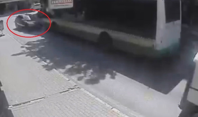 Acemi sürücü dükkana böyle daldı, işyeri sahibi isyan etti!