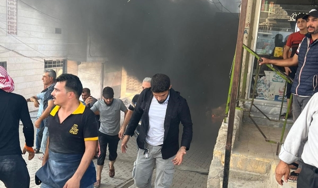 Afrin’de patlayıcı yüklü araç patladı!