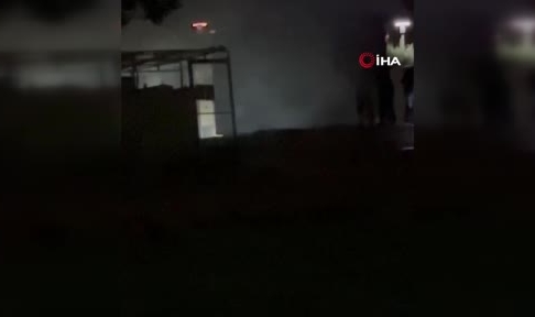 Ankara'da trafo yangını