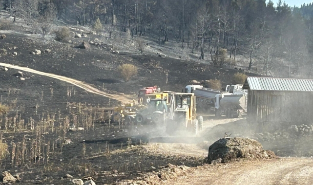 Ankara ve Bolu arasındaki yangına destek sürüyor!