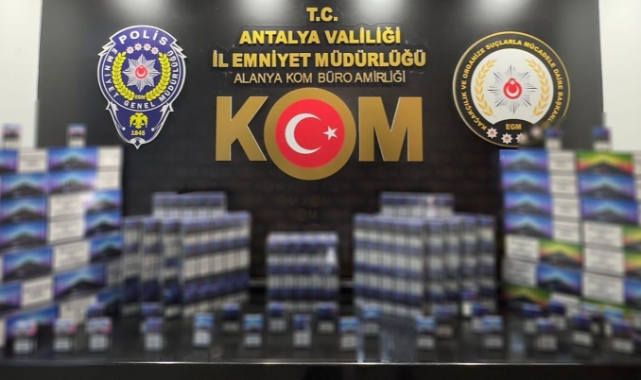 Antalya’da kaçakçılık operasyonu