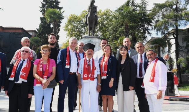 Atatürk'ün Cumhurbaşkanı olarak Bursa'ya gelişinin 100. yılı törenle kutlandı