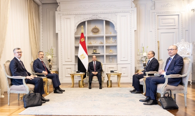 Bakan Fidan, Mısır Cumhurbaşkanı tarafından kabul edildi!