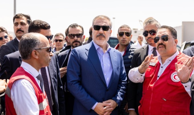 Bakan Fidan, Mısır'da Türk Kızılay'ı ziyaret etti!