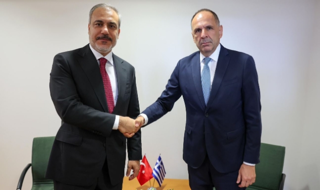 Bakan Fidan, Yunan mevkidaşı Gerapetritis ile görüştü