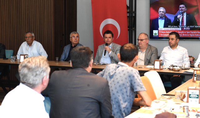 Başkan Aydın muhtarlarla bir araya geldi
