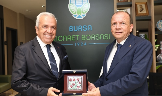 Başkan Şadi Özdemir’den Bursa Ticaret Borsası’na ziyaret