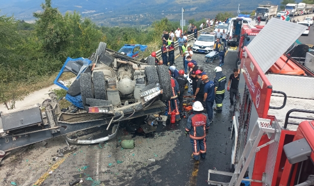 Bolu Dağı geçişinde feci kaza