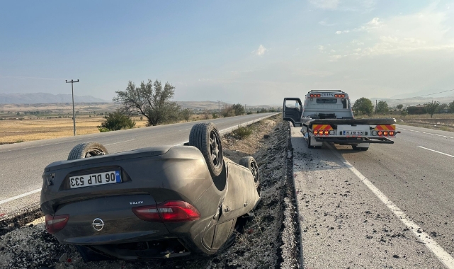 Burdur-Fethiye karayolunda otomobil takla attı: 5 yaralı