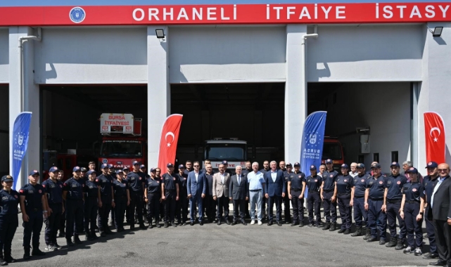Bursa'da Orhaneli İtfaiye İstasyonu açıldı