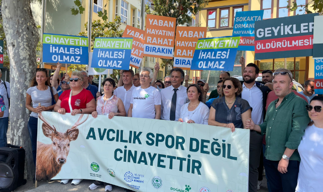 Bursa'da "Kızıl Geyik İhalesi iptal edilsin" çağrısı