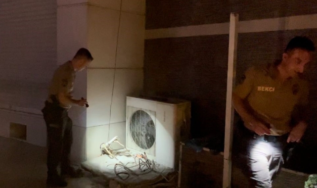 Bursa'da klima hırsızları gece kartallarından kaçamadı