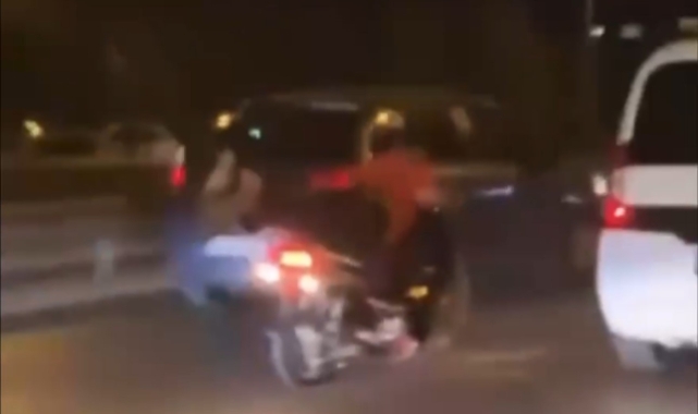 Bursa'da motosiklet sürücüsü canını böyle hiçe saydı
