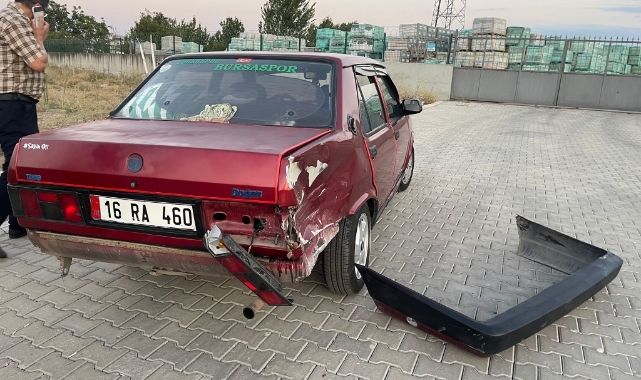 Bursa'da otomobil ile motosiklet çarpıştı! 4 yaralı