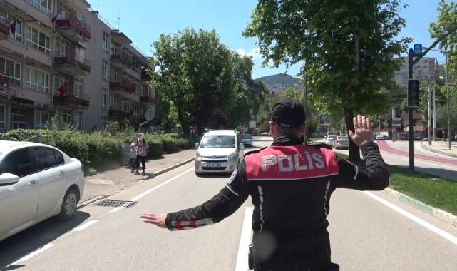Bursa'da yunus polislerinden denetim!
