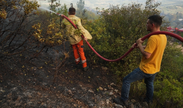 Bursa'daki orman yangını kısmen kontrol altına alındı