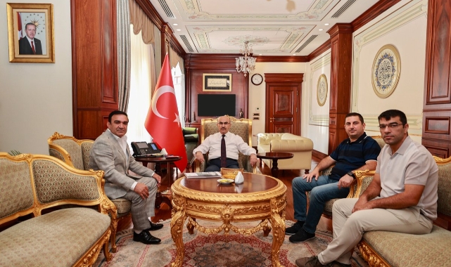 Bursa Hal yöneticilerinden Vali Demirtaş'a ziyaret!