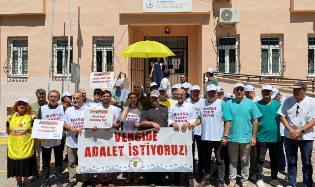Bursa Tabip Odası'ndan vergi adaleti için 23 haftalık direniş!