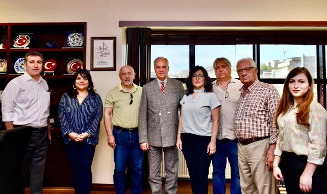 Bursalı mimarlardan Başkan Şükrü Erdem' e ziyaret