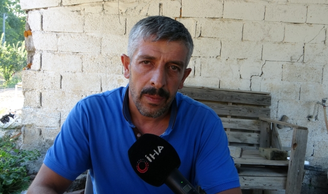 Cadde ortasında elektrik akımına kapıldı