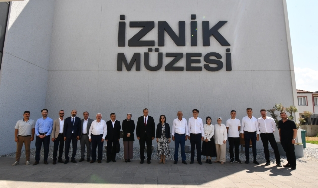 Çin'li heyet resmi ziyaret sebebiyle İznik'te