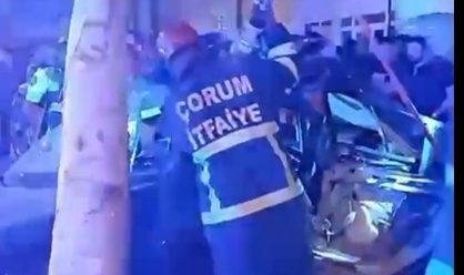 Çorum'da feci kaza! Ölüler var