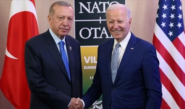 Cumhurbaşkanı Erdoğan, ABD Başkanı Biden ile görüştü