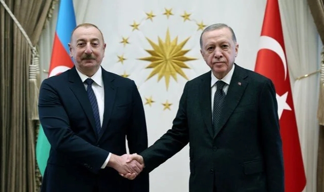 Cumhurbaşkanı Erdoğan, mevkidaşı Aliyev ile görüştü