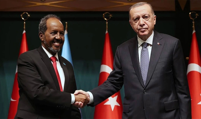 Cumhurbaşkanı Erdoğan, Somali Cumhurbaşkanı ile görüştü
