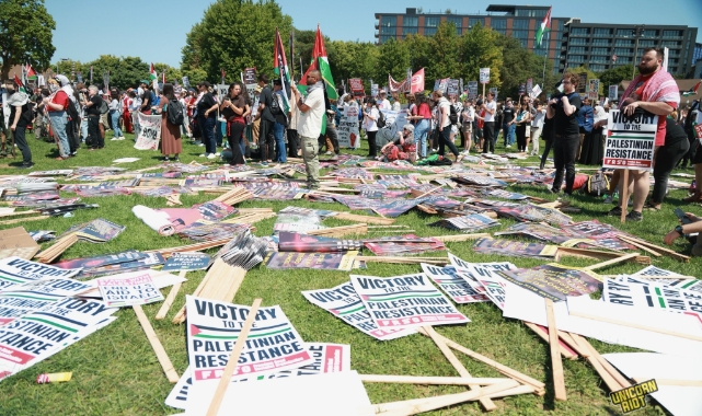 Demokrat Parti Kongresi, İsrail protestoları eşliğinde Chicago'da başladı