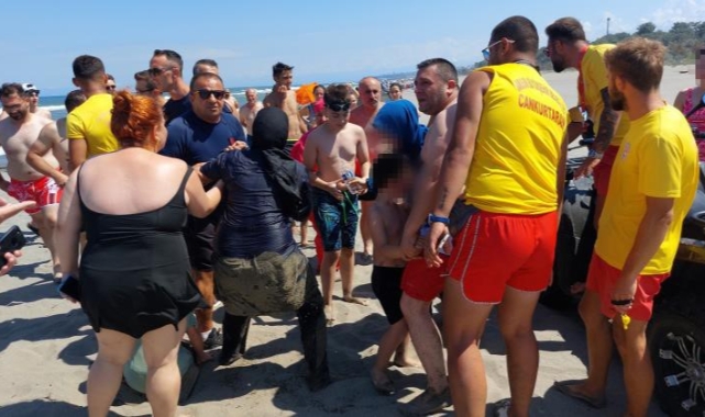 Denizde kayboldu zannedildi karada bulundu